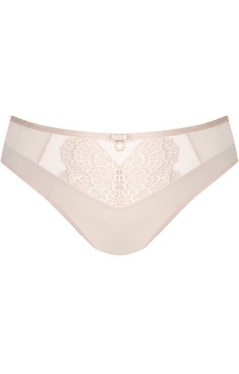 Gorsenia K 857 Just Beige Figi damskie brazyliany beżowy