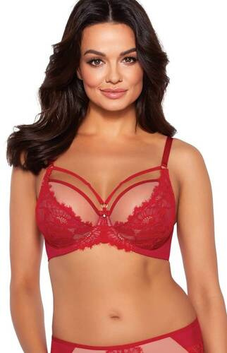 1824 Barbados Miękki Biustonosz Ava czerwony