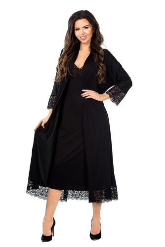 Pola Long 05050 Koszula nocna Mediolano -czarny