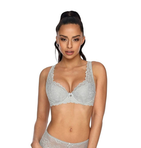 M-053/22 Carmela Biustonosz Usztywniany Mat khaki