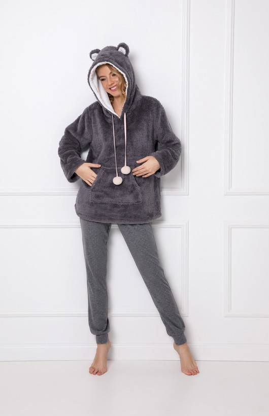 Fiona Sweater Bluza kangurka Aruelle - grey