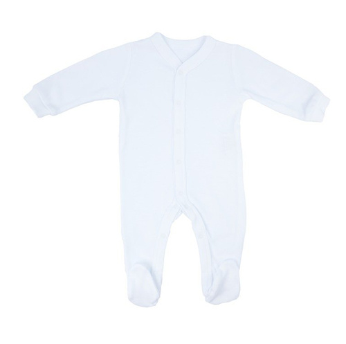 140 (013 01) Pajacyk bawełniany "Basic" Nicol - biały