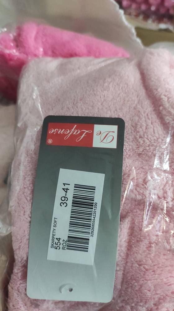 553/554 Wellsoft Gładkie skarpetki do spania De Lafense - różowy