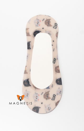 DY241111 Baleriny Damskie Magnetis -293 beżowy