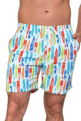 KSZ2600-004 Kąpielówki męskie Moraj - biały wzór 2