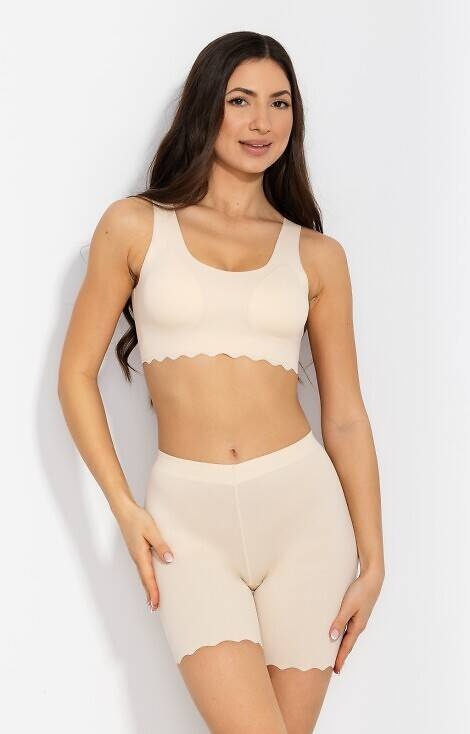 Feel Good Bermudy figi damskie Mitex beżowy