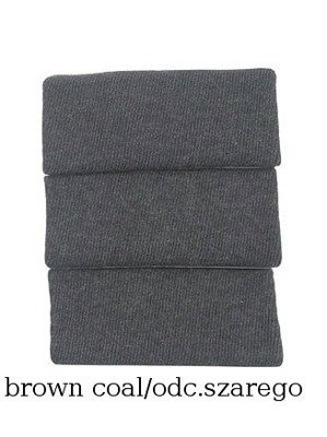 Rajstopy W18.00 Babies bawełniane gładkie - brown coal/odc.szarego