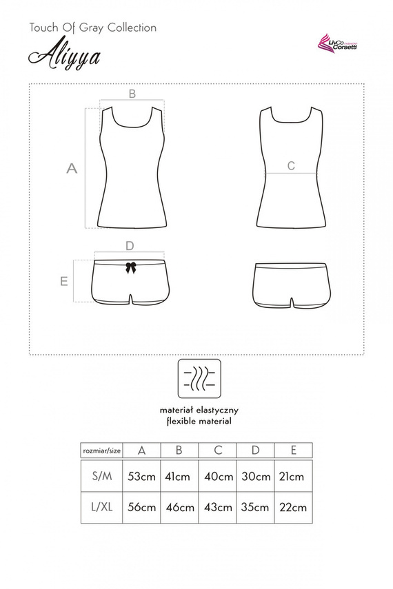 Aliyya LC 90370 Komplet damski LivCo Corsetti Fashion