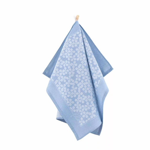 Ściereczka kuchenna FLORES Zwoltex 50x70 bawełna niebieska Ultrasoft 200 g/m²