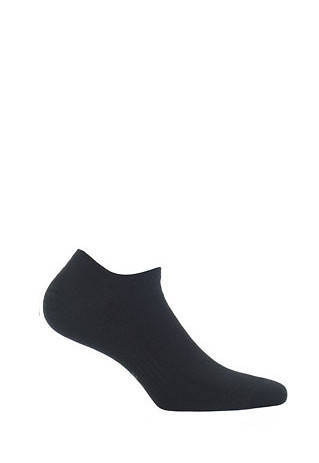 W91.3N3 AG+ Sportive Stopki Skarpetki męskie gładkie Wola czarny