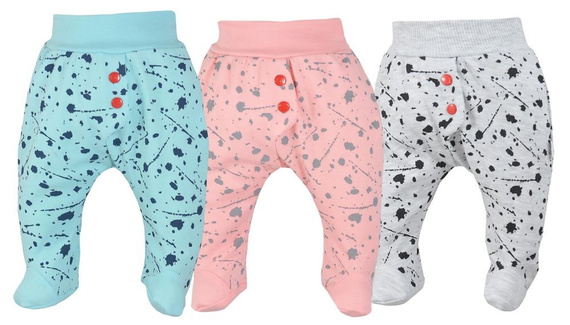 Półśpiochy bawełniane "HIP-HIP" Koala- turkus