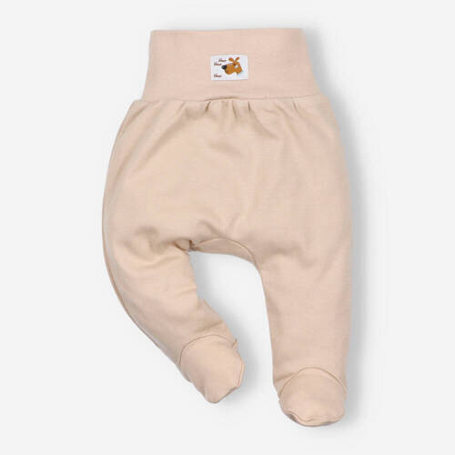 ABN-3591/BEŻ Psiaki Półśpiochy z bawełny organicznej Nini beżowy