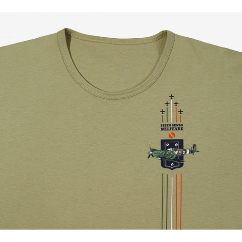 7538 Piżama Męska krótki rękaw Sesto Senso - khaki