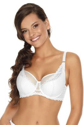 BS 876 Carrie Biustonosz półusztywniany Gaia - biały