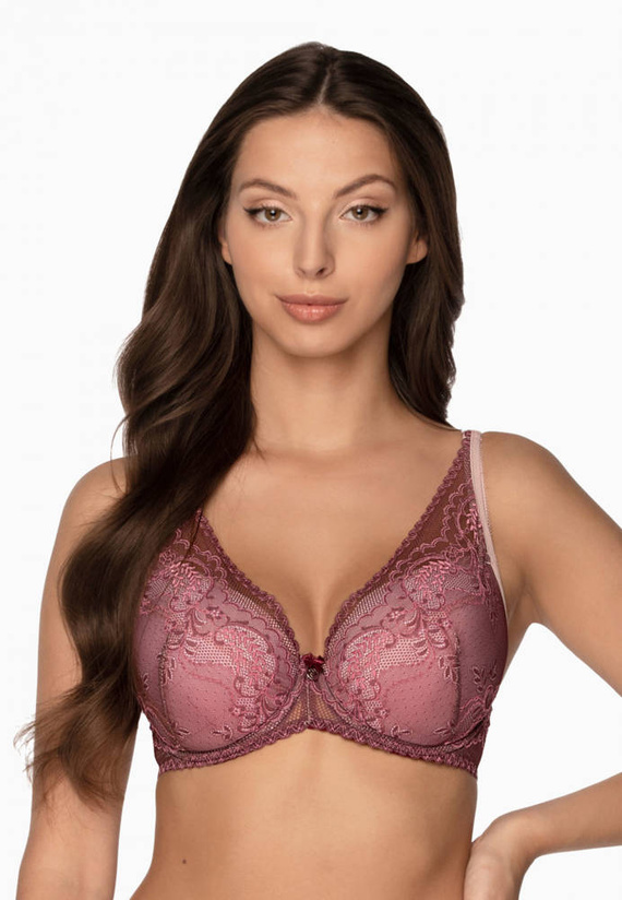 BS 1183 Irene Biustonosz push- up Gaia- bordowy