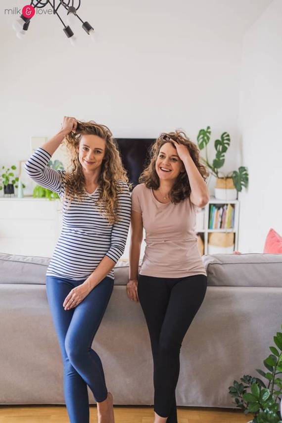 Milk Shirt bluzka ciążowa i do karmienia Milk&Love mango mohito