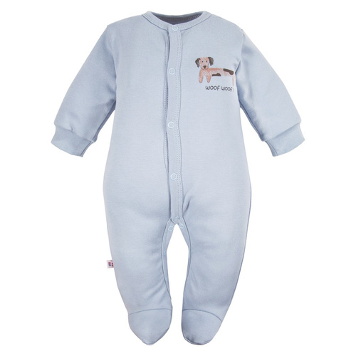 Puppy Playtime Pajac niemowlęcy Eevi - niebieski