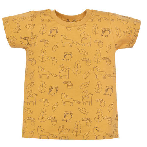 Secret Forest T-shirt z krótkim rękawem Pinokio - żółty