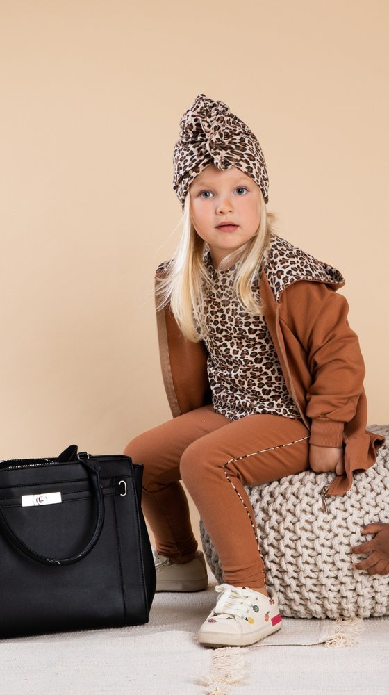 171275 Legginsy "Mia" Nicol - brązowy