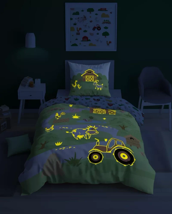 5407 A Farma Pościel bawełniana świecąca w ciemności Detexpol