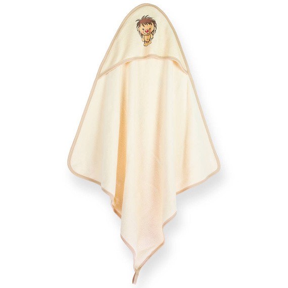 Baby niemowlęce okrycie kąpielowe Martex beżowy