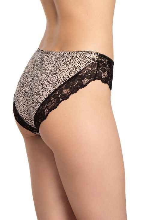 L-1586 Figi damskie Lama dwupak, 95% bawełna, wygodne i klasyczne