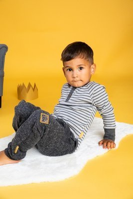 173139 Bluzka bawełniana z długim rękawem "Prince" Nicol - szary