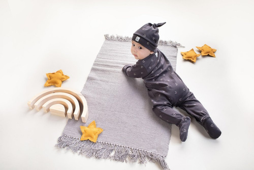 "Dreamer" Pajac niemowlęcy Pinokio - grafit druk