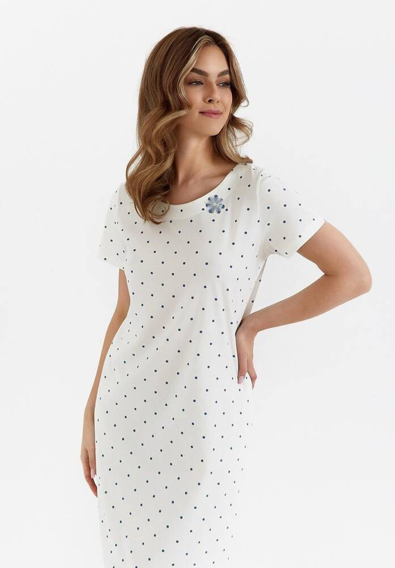 437 Koszula Nocna Cana - ecru