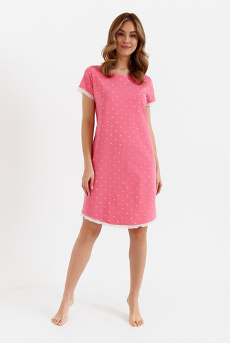 446 Koszula Nocna Cana -różowy