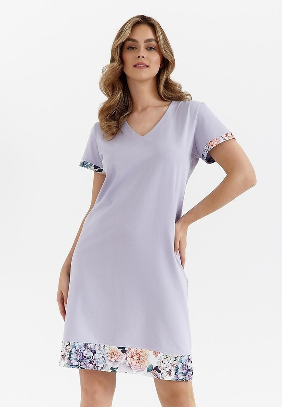 469 Koszula Nocna Cana - liliowy