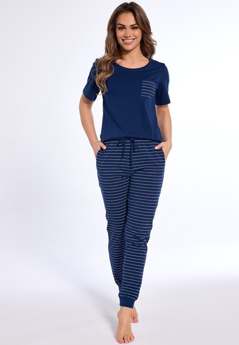 730/317 Jenny Piżama damska Cornette granatowy