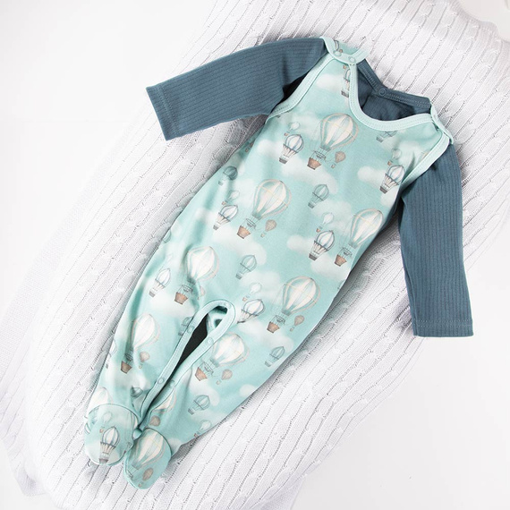 Balloons Komplet Śpioch + kaftan Eevi- druk