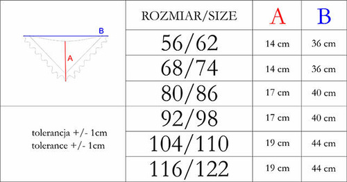 201056 Oli Apaszka chustka niemowlęca Nicol