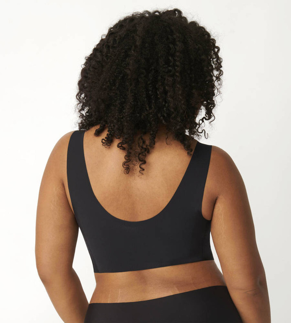 10186738 Bralette Zero feel Biustonosz push-up Sloggi - czarny