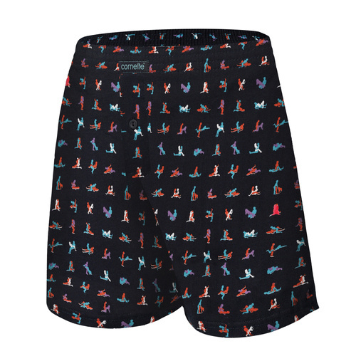 Cornette 001/140 011/140 Classic Bokserki męskie -granatowy