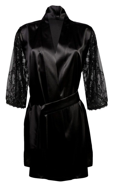 Elizabeth Podomka Szlafrok Damski Dkaren - czarna 