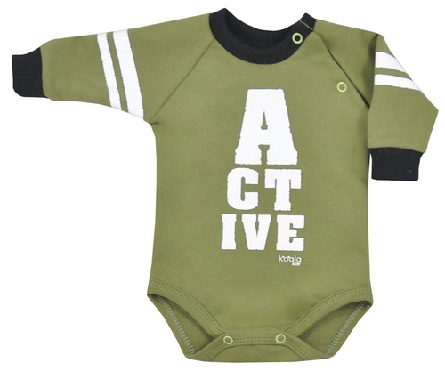 Body niemowlęce "ACTIVE" Koala jasno szare