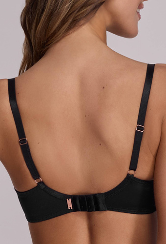 2105  Biustonosz Półusztywniany Ava  - czarny