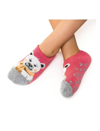 art.134 Stopki Frotte ABS Steven 012 bordowy