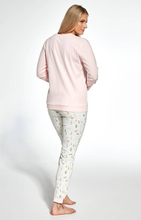 467/343 Fall Piżama damska Cornette - różowy