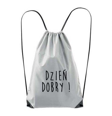 Worek "DZIEŃ DOBRY" Moocha biały