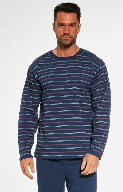 138/44 Various Piżama męska Cornette- granatowy