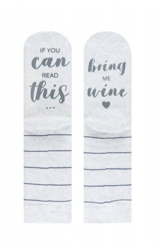 Skarpety Życiowe Instrukcje frotte Soxo szary