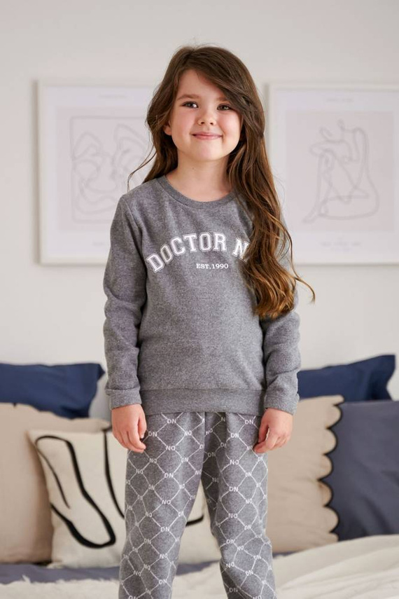 5243 Piżama dziecięca Unisex Doctor Nap - grey