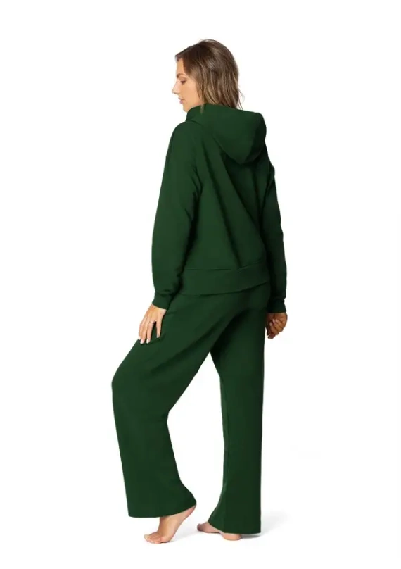 DK-K-B8 Dresowy komplet damski Dkaren - zielony