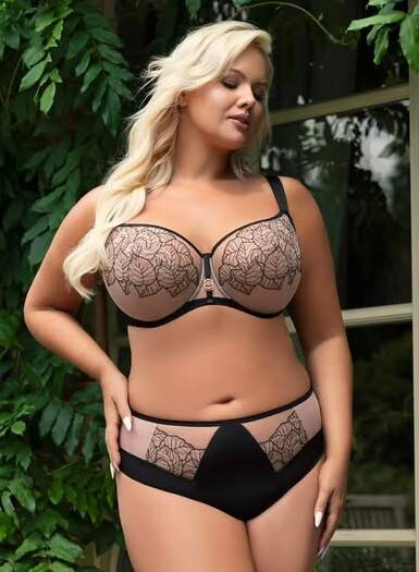 Gorsenia K 924 Palmira Biustonosz miękki czarny 