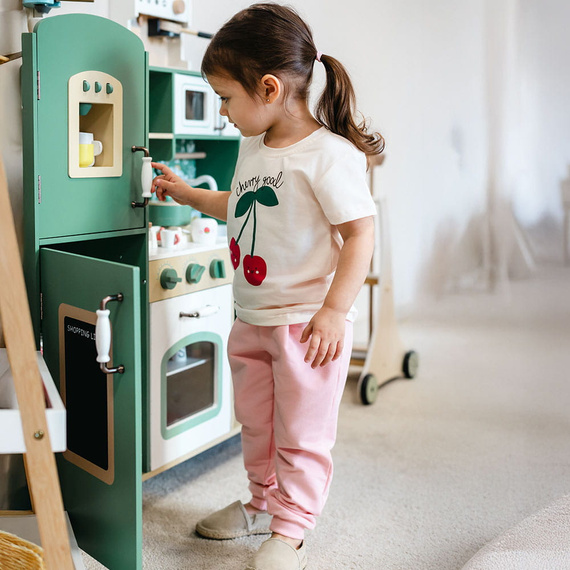 T-shirt dziecięcy Eevi Cherry bawełna elastyczny wygodny