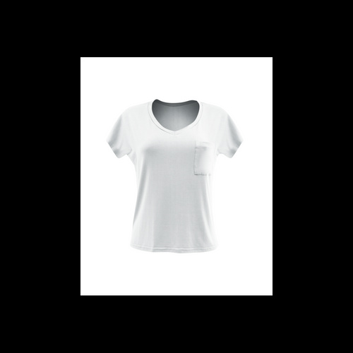 Marcela Koszulka damska krótki rękaw Sesto Senzo biały