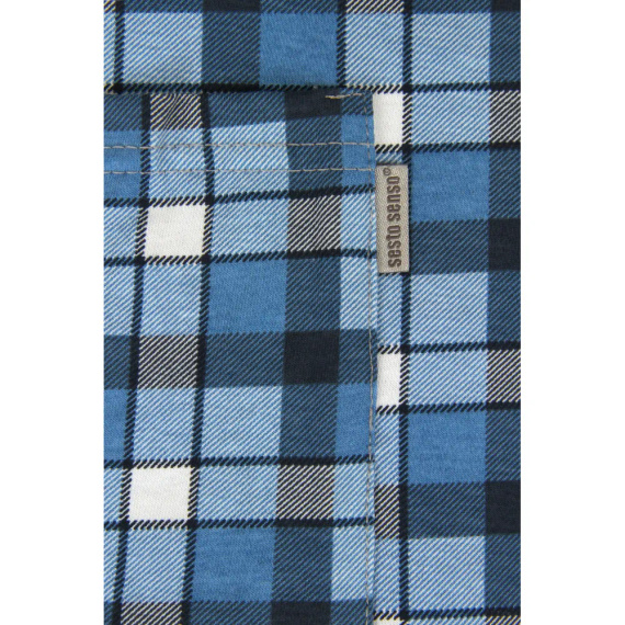 2182/10 Rozpinana Piżama Męska, krótkie spodenki Sesto Senso - granatowy 